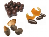 Dragee Biscuits covered with milk chocolate
