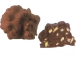 Rocks  almonds croquant with milk chocolate