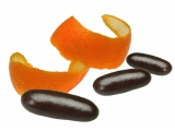 Dragee Orange stick covered with dark chocolate