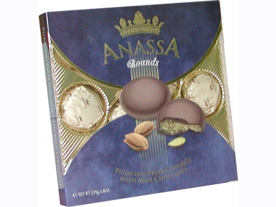 Pistachio Paste Covered with Milk chocolate [71.121350025]