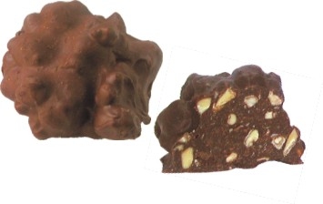 Rocks  almonds croquant with milk chocolate [17203]