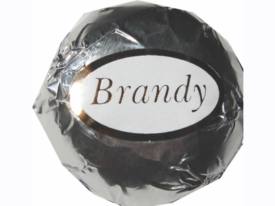 Almond paste filling brandy covered with dark chocolate [17701]