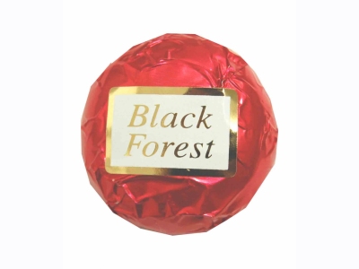 Almond paste filling black forest jam covered with dark chocolat [17714]
